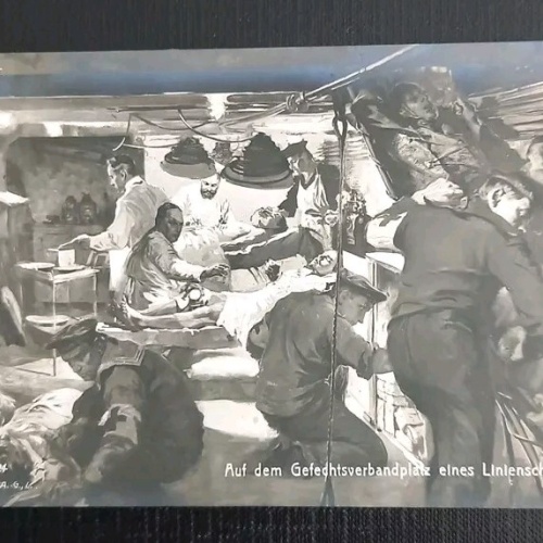 Auf Dem Gefechtsverbandplatz Eines Linienschiffes 26148 gr I