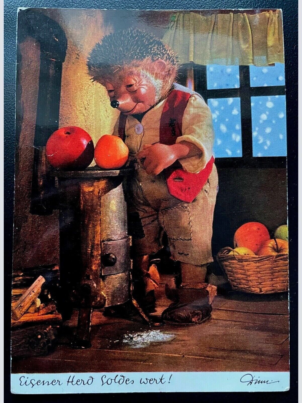 Mecki Igel Eigener Herd Goldes Wert Ofen Apfel Kochen Puppe Hörzu Diehl 400607TH