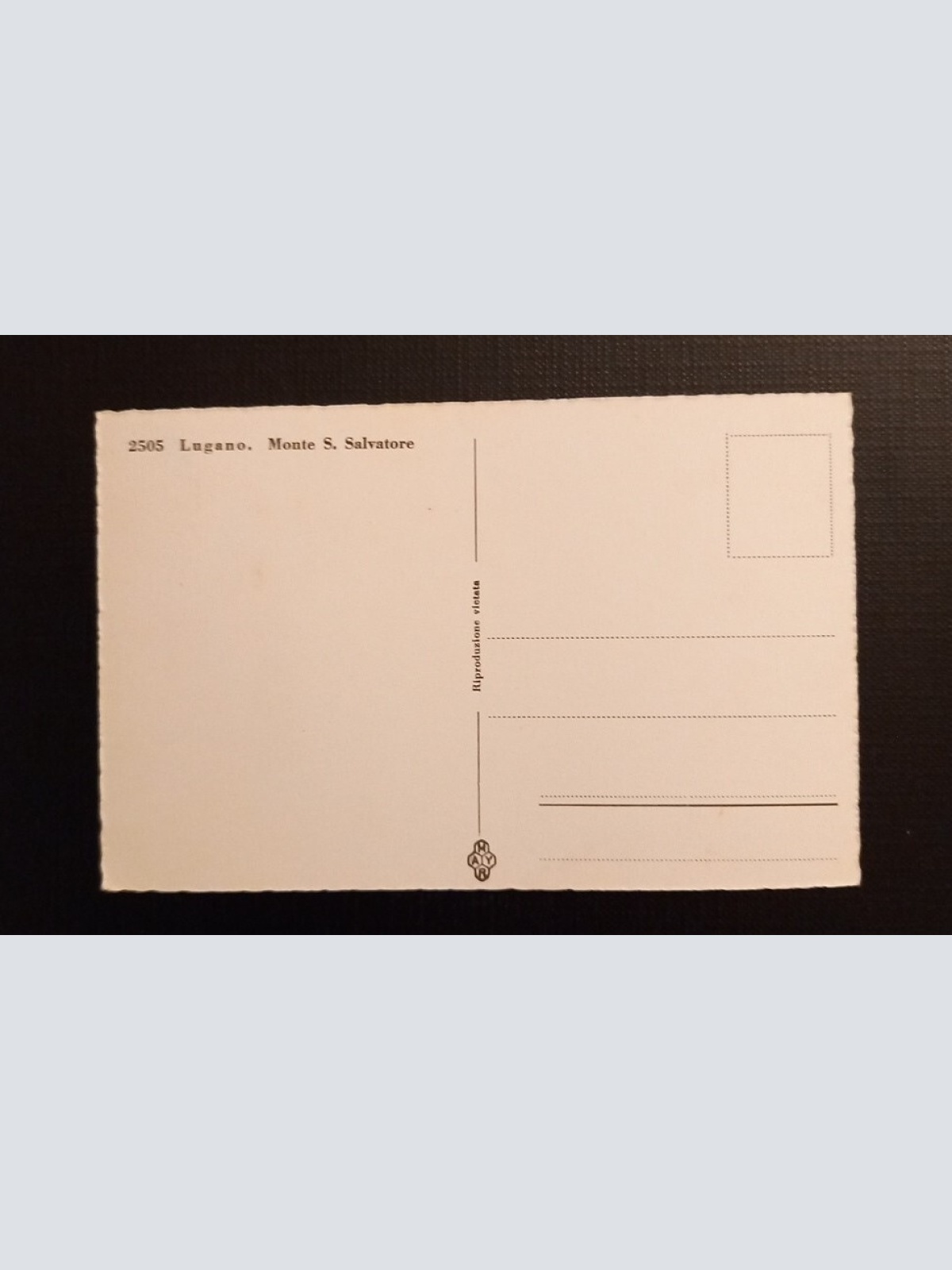 Lugano Monte S.Salvatore 118016 Ga E