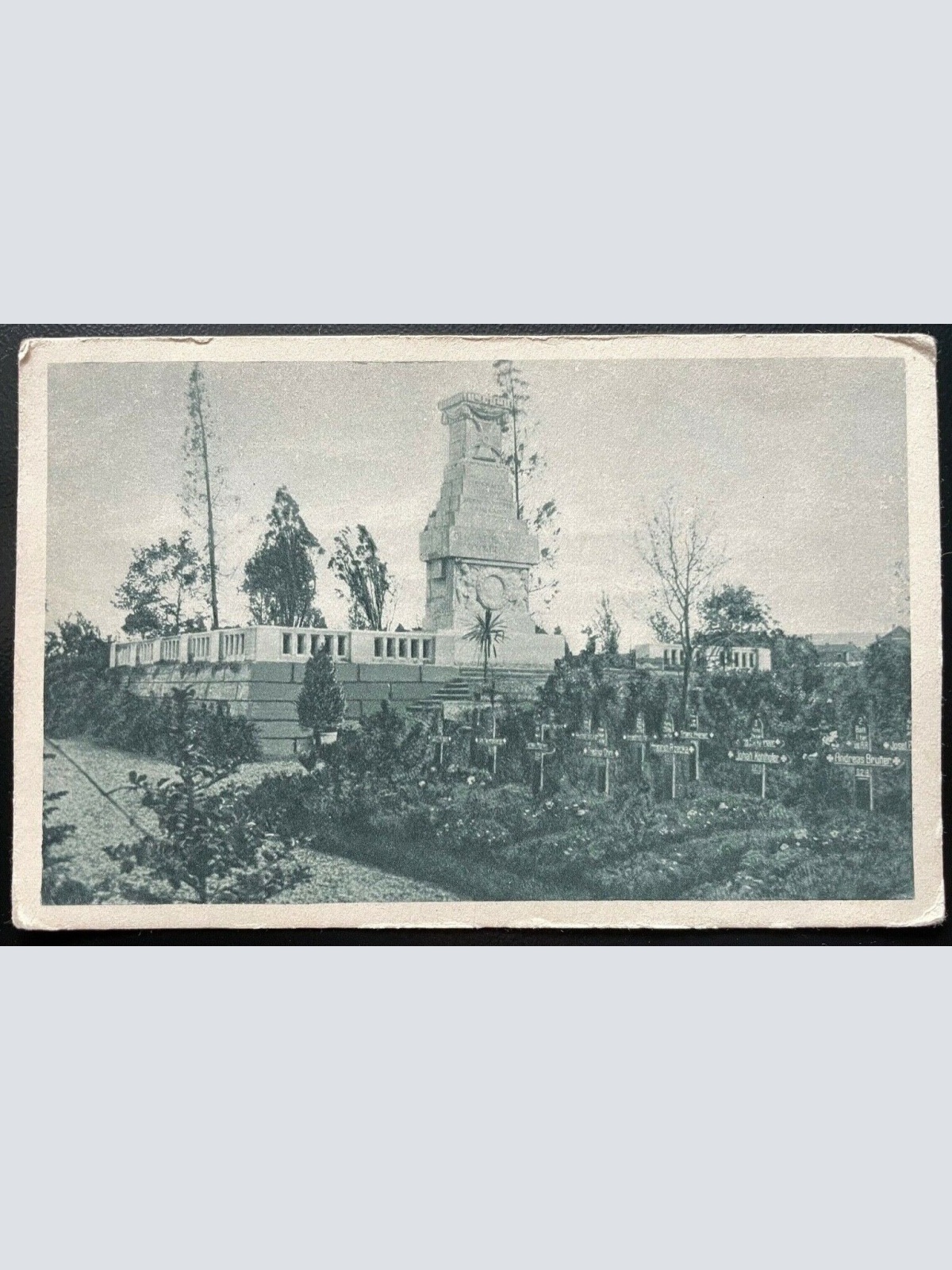 Denkmal 1.Bayer. Inf.Div. Soldatenfriedhof Montigny Militär Frankreich 400595 TH