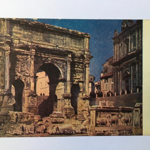 Roma Rom -  Arco di Settimio Severo / Septimus-Severus Triumphbogen 586