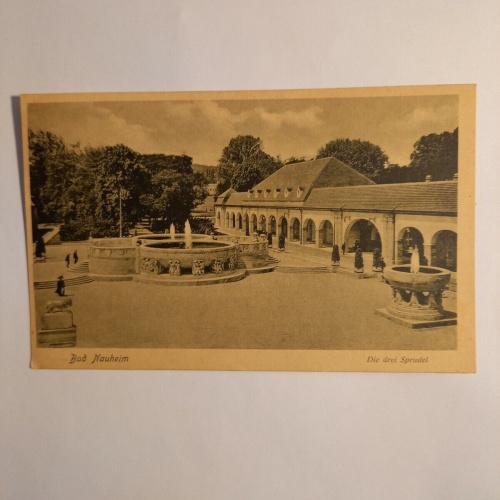 Bad Nauheim, die drei Sprudel 40052 GR