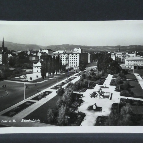 Linz an der Donau Bahnhofsplatz JW 402962 F