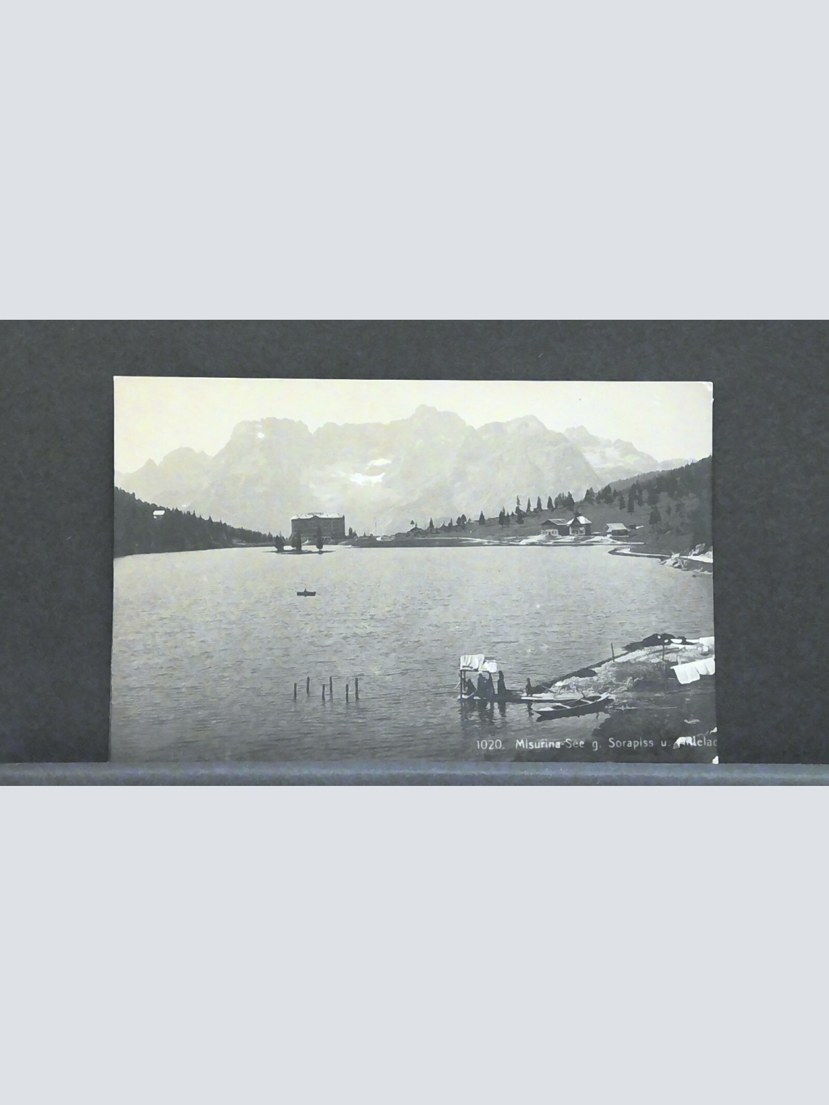 Misurina See gegen Sorapiss Gebirge JW 814 F