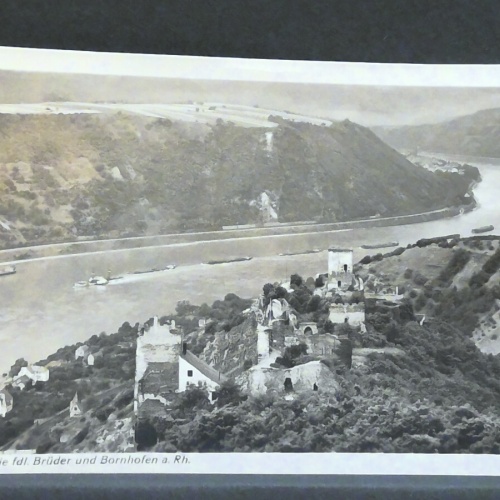 Blick auf die fdl Brüder und Bornhofen am Rhein JW 401210 F