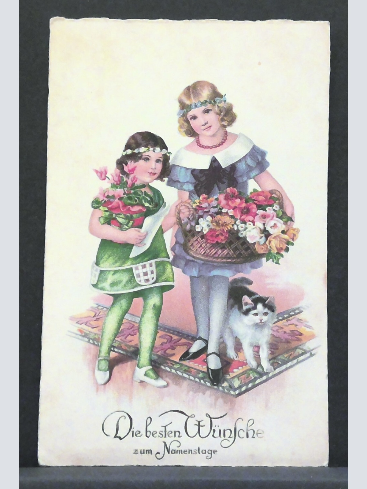 Die besten Wünsche zum Namenstag Kinder Katze JW 410174 F