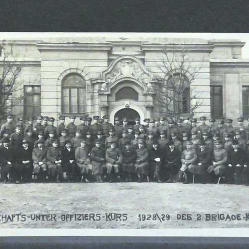 Wirtschafts Unteroffiziers Kurs 1928 Gruppenbild Armee JW 410186 F