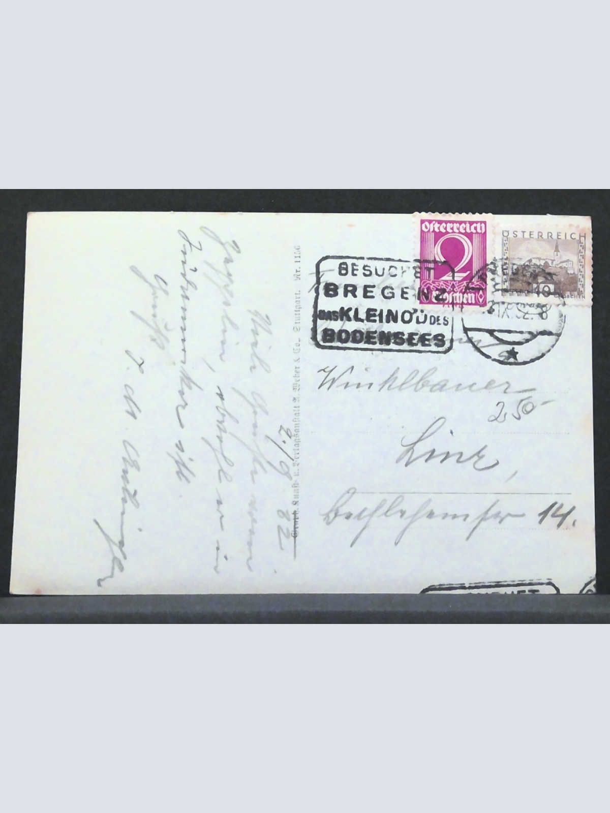 Lindauer Hafen mit Zeppelin Schiff Bodensee JW 401168 F