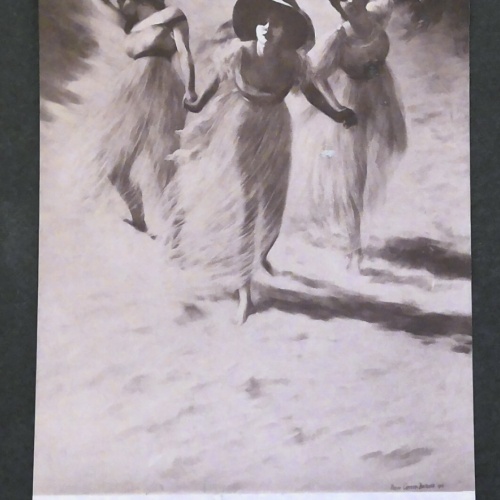 Der Liebe entgegen Gemälde Frauen Strand JW 410200 F