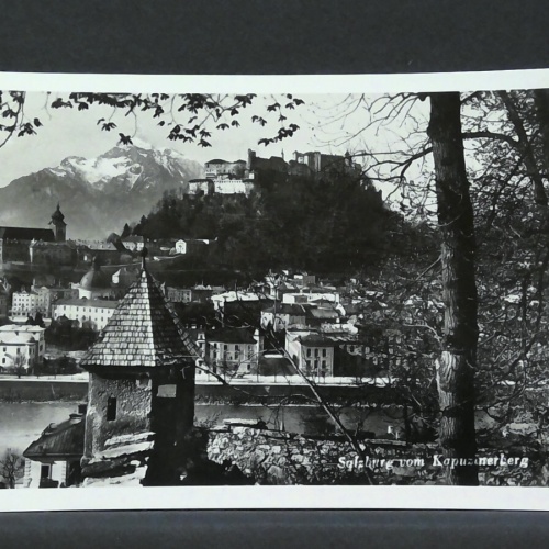 Salzburg vom Kapuzinerberg Richtung Mönchsberg Hohensalzburg JW 402963 F