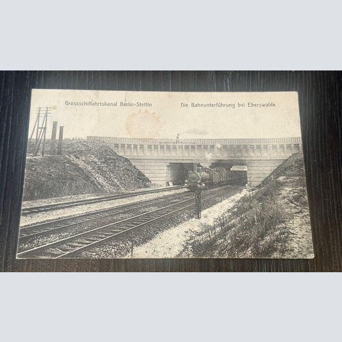 Grossschiffahrtskanal Berlin Stettin Bahnunterführung Eberswalde 75356