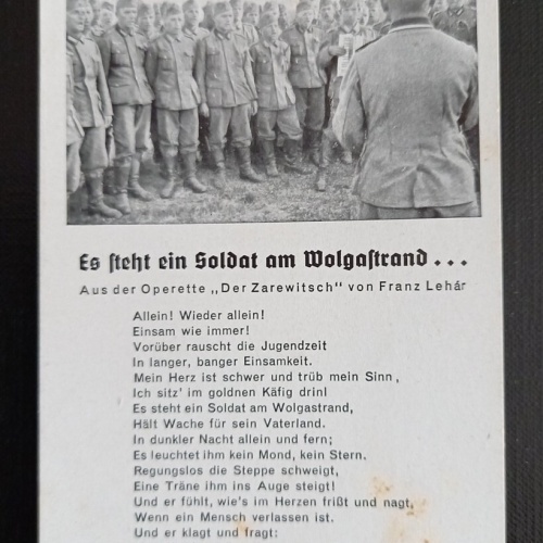 WK II Wehrmacht Soldaten Es Steht Ein Soldat Am Wolgastrand 165528 H