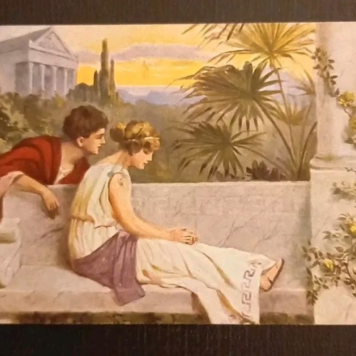 Künstlerkarte Geständnis 600572A Gr