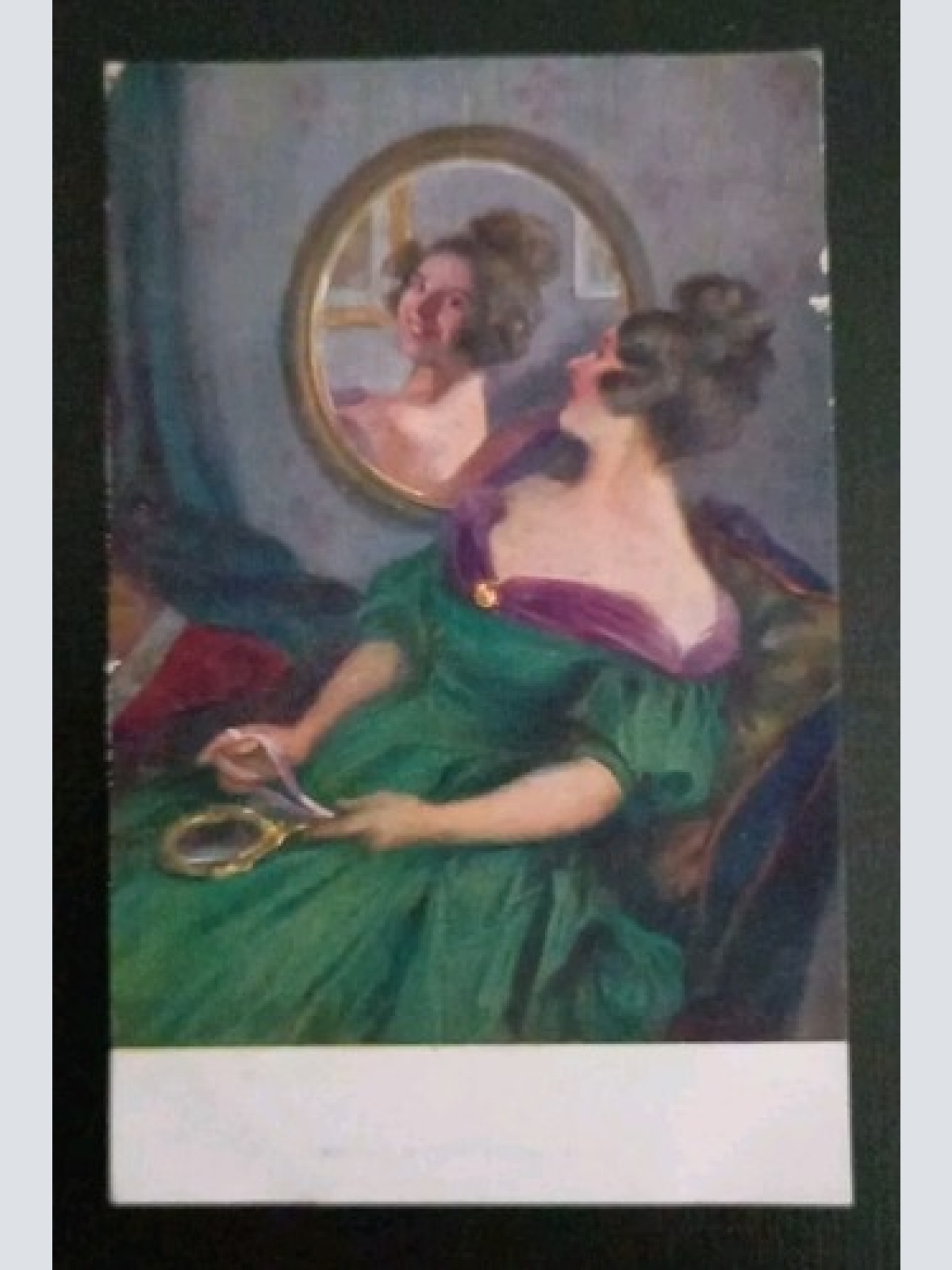 Künstlerkarte Geiger Eitelkeit 600606A Gr