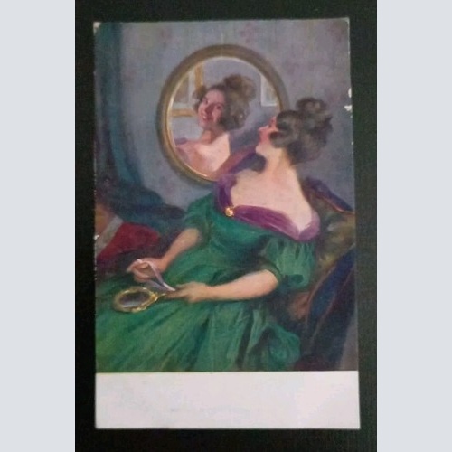 Künstlerkarte Geiger Eitelkeit 600606A Gr