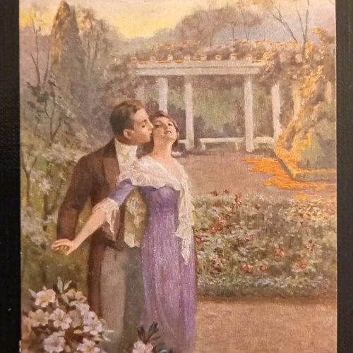 Künstlerkarte Liebesglühen 600592A Gr