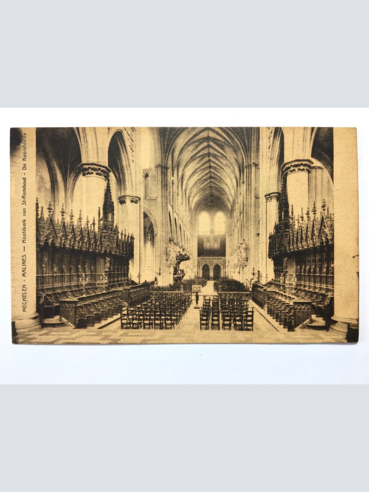 Mechelen - Kathedrale von Mecheln - Hauptkirche & Chorgestühl 40281 TH