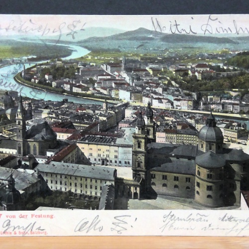 Salzburg von der Festung Hohensalzburg JW 650414 C
