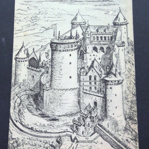 unbekannte Burg Gemälde JW 650293 C