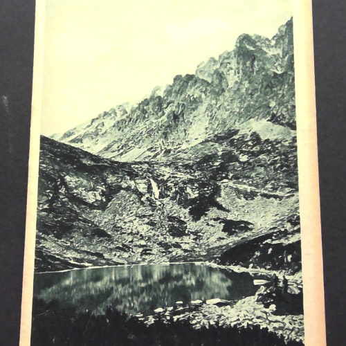 Hohe Tatra Felker See mit dem Ewigen Regen und Granantenwand JW 650468 C