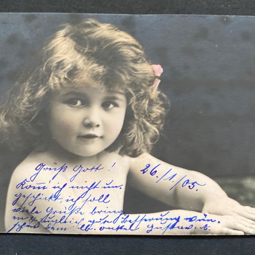 Kleines Mädchen um 1905 80258