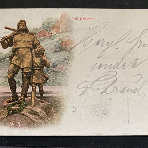 Ambulant Stempel Schweiz Wilhelm Tell Denkmal 80256