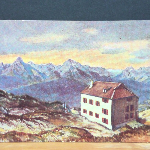 Stöhrhaus auf dem Untersberg Gemälde JW 650315 C