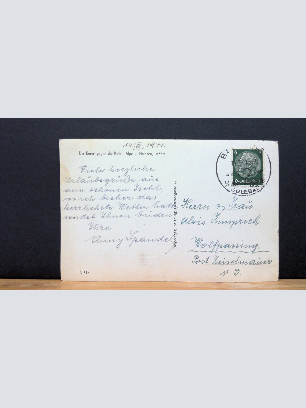 Bad Ischl Oberösterreich JW 18036 C