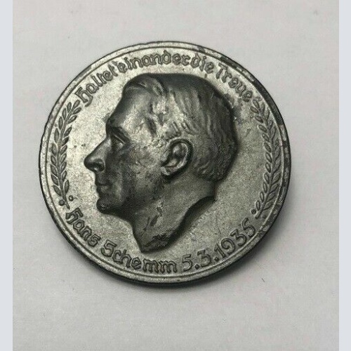 Haltet einander die Treue Hans Schemm 1935 ca. 3 x 3 cm 31310