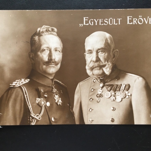 Vereinte Kräfte - Kaiser Wilhelm II. Franz Joseph I. - Egyesült Erövel 270052 TH
