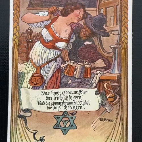 Adolf Bauer Deutscher Weltbund Bier Frau Mann 410789 Gr