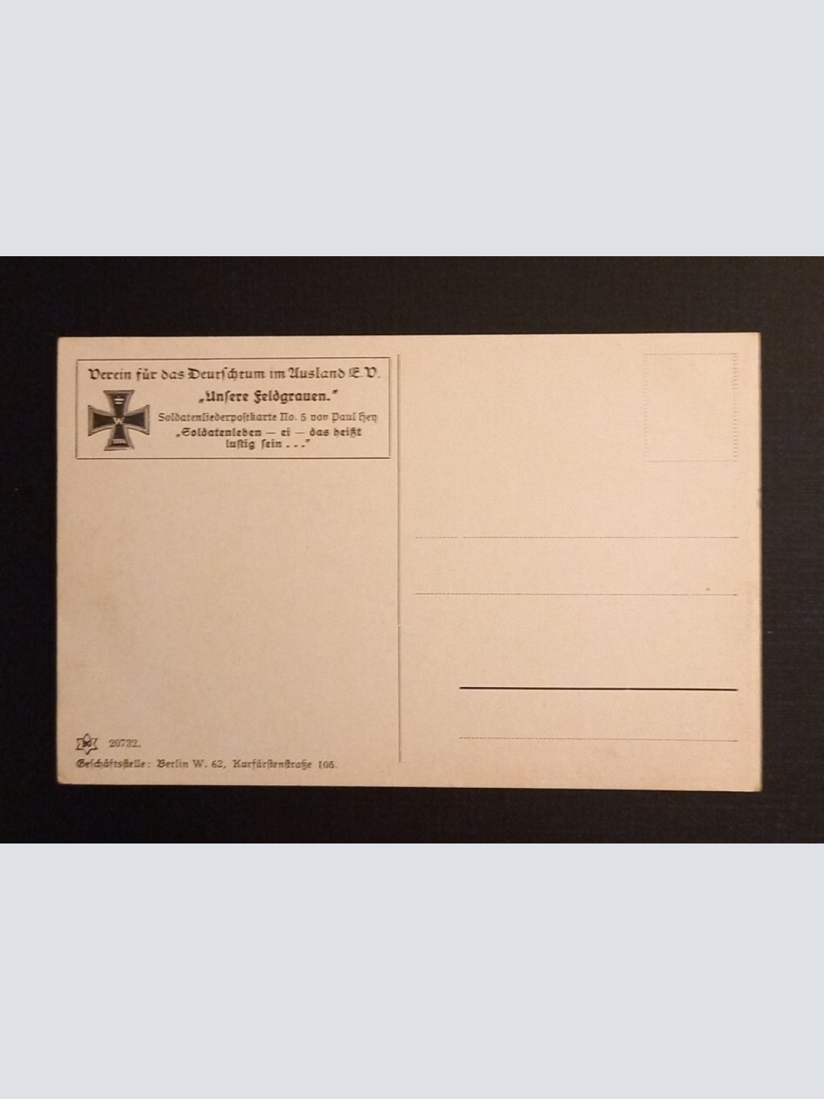 Soldatenleben Unsere Feldgrauen 165540 H