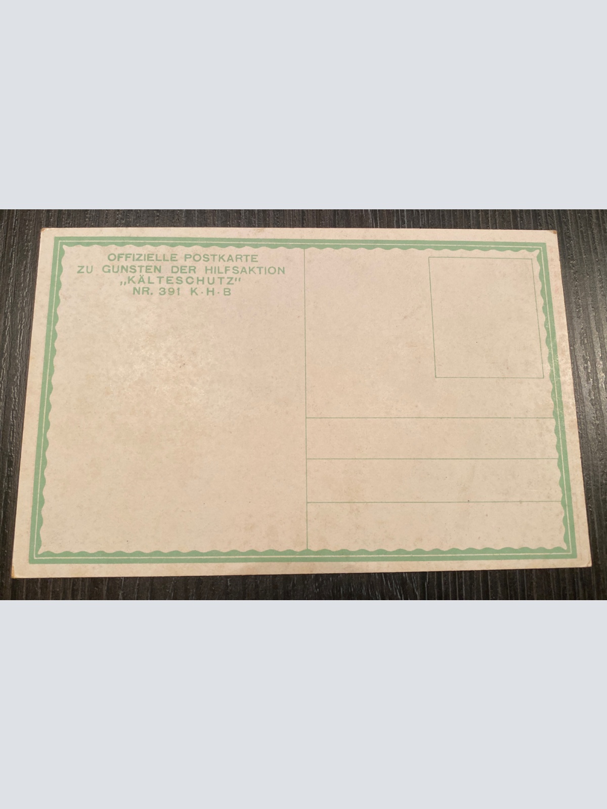 Kälteschutz Nr. 391 Soldaten im Schützengraben 80142