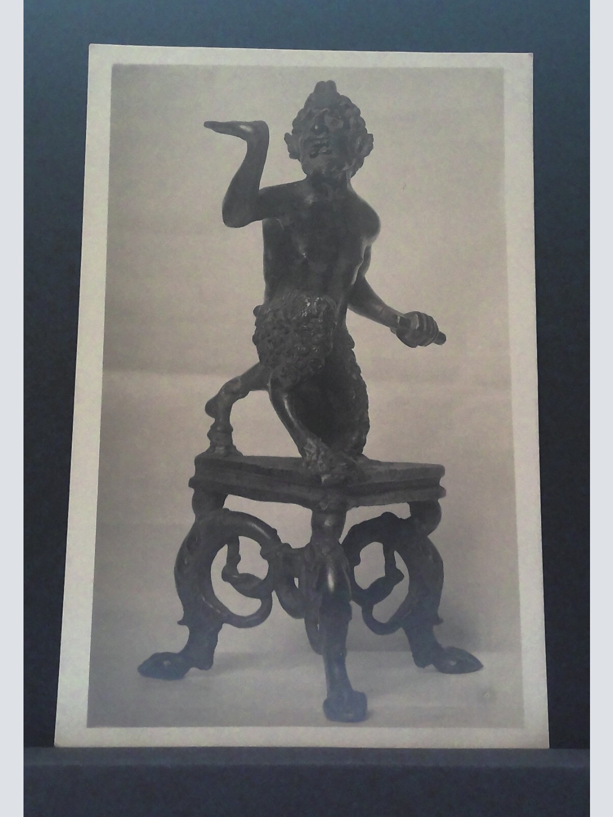 Andrea Briosco Riccio Knieender Satyr Bronze Kunsthist Museum JW 500180 C