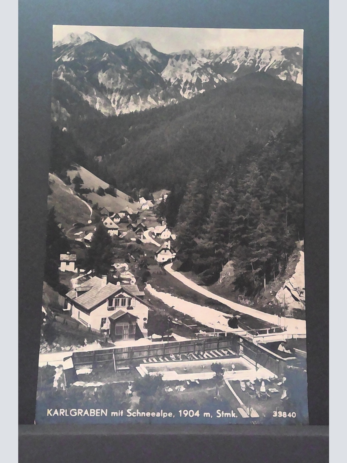 Karlgraben mit Schneealpe Steiermark JW 650426 C