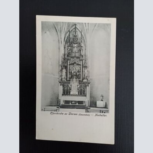 Pfarrkirche zu Übersee, Traunstein, Hochaltar 410506 grG