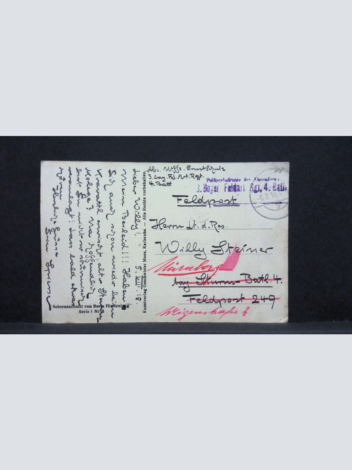 Ellen Petz Tarantella von Brahms Scherenschnitt Berta Hindenlang 400460 jw J