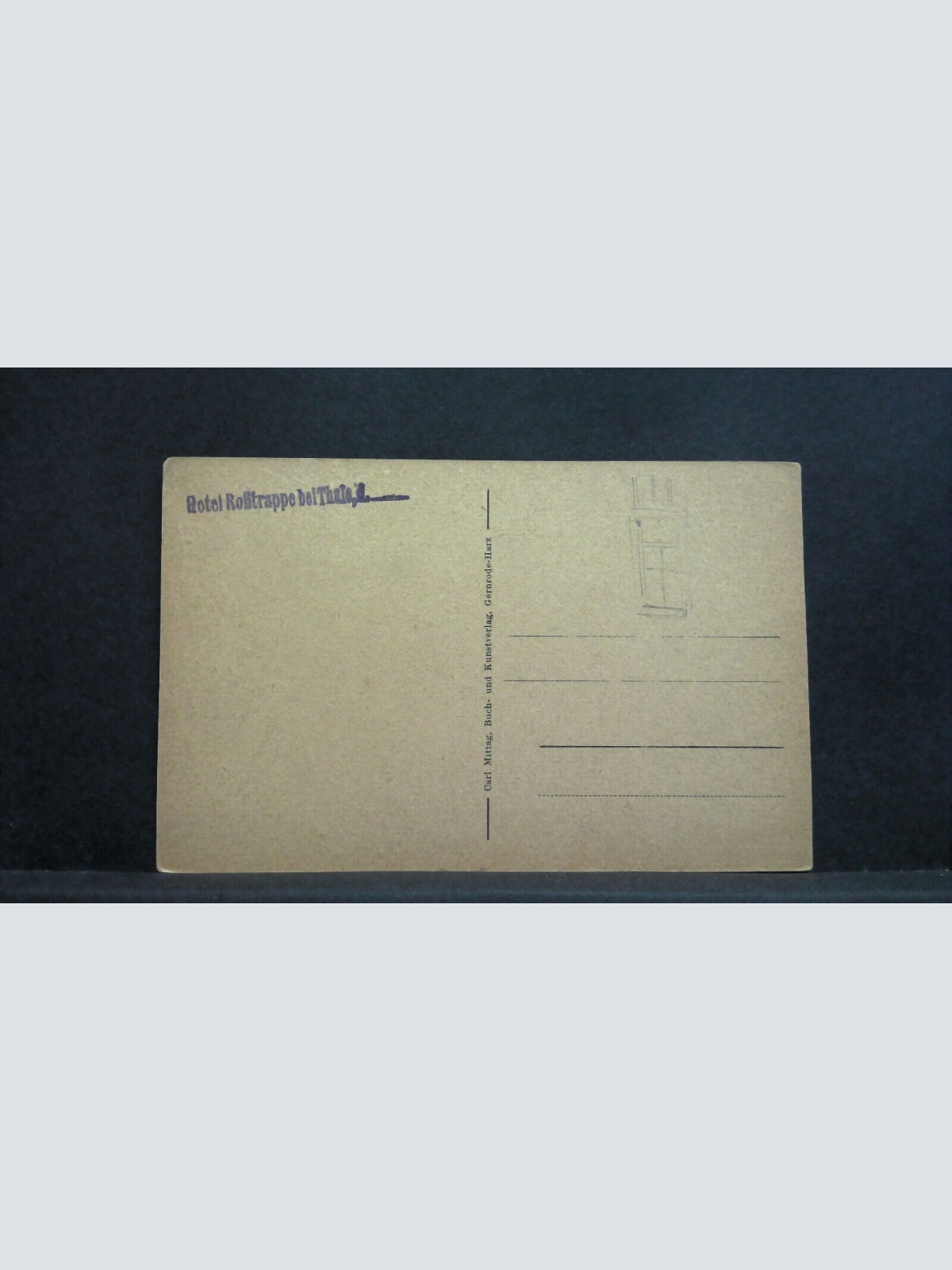 Hotel Roßtrappe im Bodetal vom Wodanskopf 40040 jw J