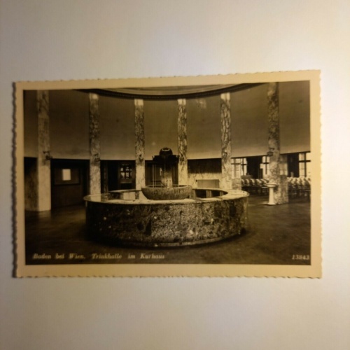 Baden bei Wien, Trinkhalle im Kuehaus 140371 GR ShNö