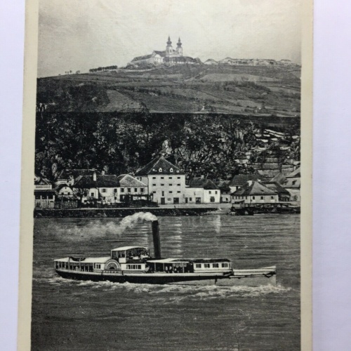 Gruss aus Maria Taferl - Wallfahrtskirche und Schiff 30119 TH ShNö