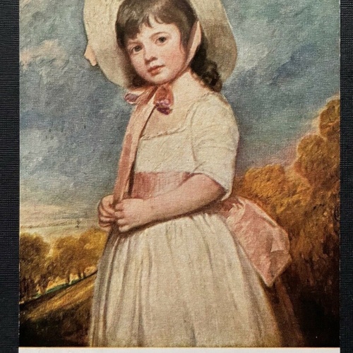 Miss Willoughby Kind Kleid Hut Bild Romney Gallery Washington DC USA 401040  A