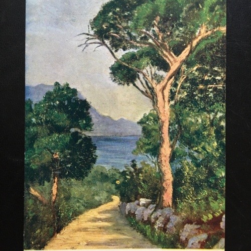 Waldweg zum See - Original von Erzherzogin-Protekt. Maria Josepha 270003 TH