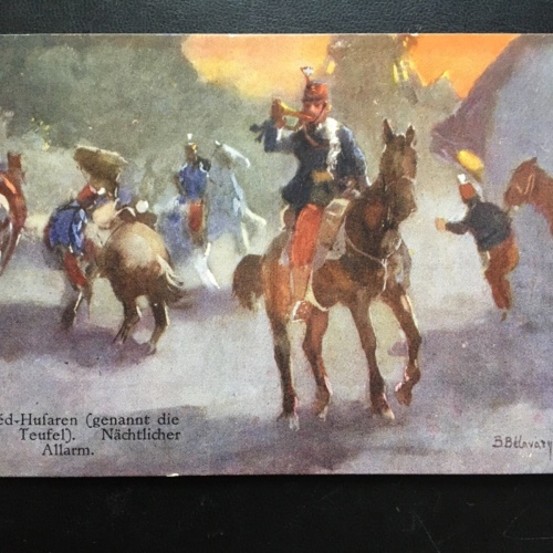 Honved-Husaren Rote Teufel (B.Belavazy) - Nächtlicher Alarm 270015 TH