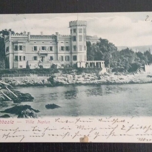 Ansichtskarte Abbazia Villa Neptun 800081 Ga E