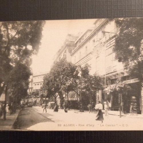 Ansichtskarte Algerien 32 Alger Rue D'Isly Le Casino 800067 Ga E