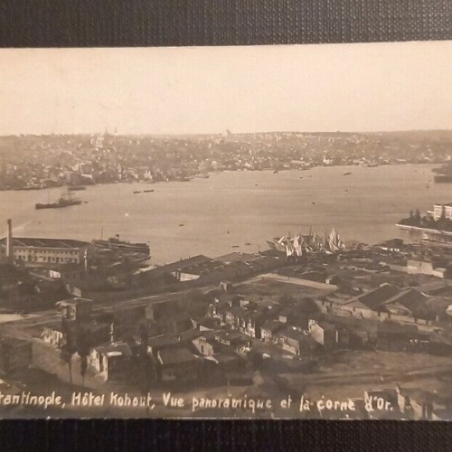 Constantinople Hotel Kohout Vue Panoramique Et La Corne d.Or 800071 Ga E