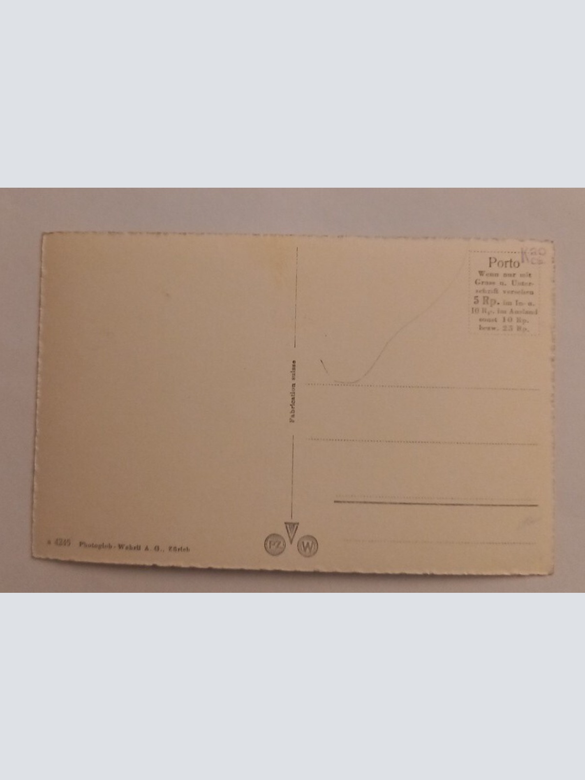 Zürich Schweiz 600052A gr D