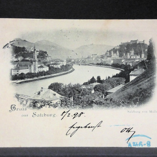 Gruss aus Salzburg von Mülln Salzach Berge JW5826