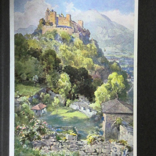 Hohensalzburg und Gaisberg von der Richterhöhe Aquarell JW57
