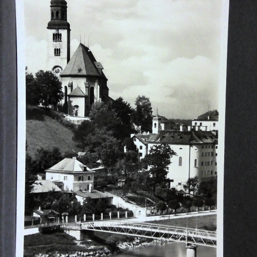 Salzburg Mülln Kirche Brücke Fluss JW12